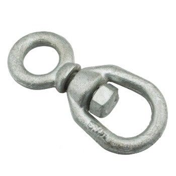 Fourniture de pièces métalliques en acier inoxydable à double œil en chaîne pivotante G-401