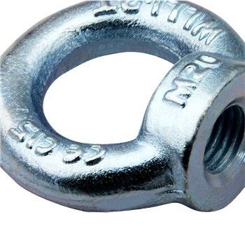 Norme ISO C15 acier au carbone forgé galvanisé M16 Noix d'anneau Din 582