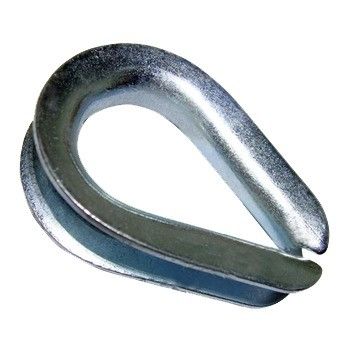 Timbres en acier inoxydable de service standard pour raccords de câbles en fil de fer extrêmement lourds G-414