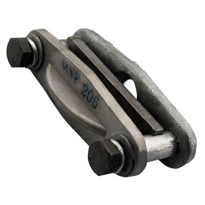 Clampes de support de barres de bus en acier inoxydable pour câbles plaqués au zinc