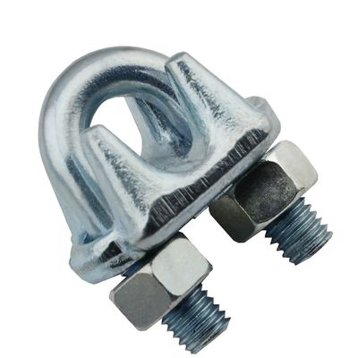 US Type Drop Clips de câbles de fil forgé en acier inoxydable avec taille personnalisée finition en zinc
