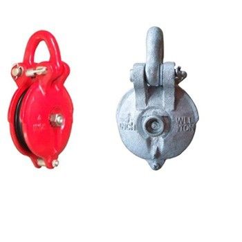 Cable d'électricité à cordes avec bloc de poulie de forme spéciale
