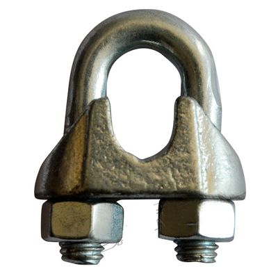 Finition en zinc US type Galv clips de câbles de fil malléables pour les applications industrielles