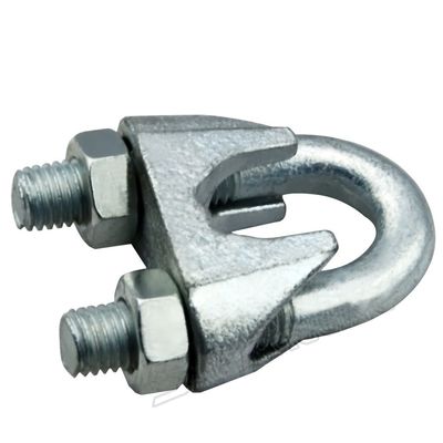 Finition en zinc US type Galv clips de câbles de fil malléables pour les applications industrielles
