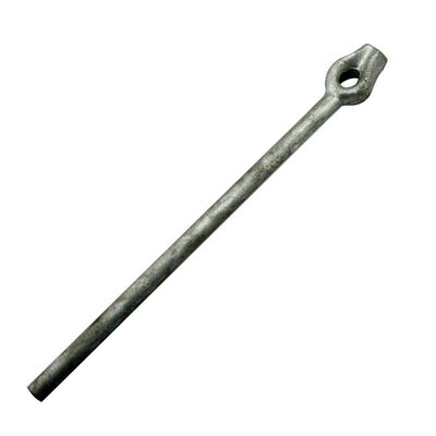 Assemblage en acier forgé finement plaqué en zinc à vis hélicoïdale