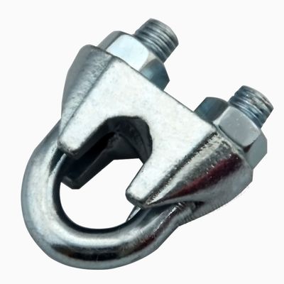 Finition en zinc US type Galv clips de câbles de fil malléables pour les applications industrielles
