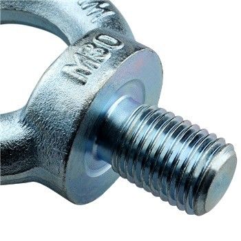 304 acier inoxydable à fil complet boucle de levage de l'œil boulon DIN 580 pour le matériel de levage