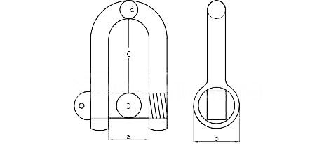 Maillons de pêche à la traîne pour matériel maritime avec épingle à vis à tête ronde à libération rapide