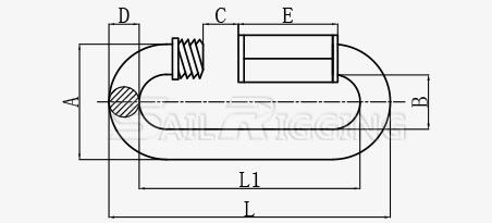 Les tournevis du matériel de remise en service sont en acier inoxydable à double œil de type US